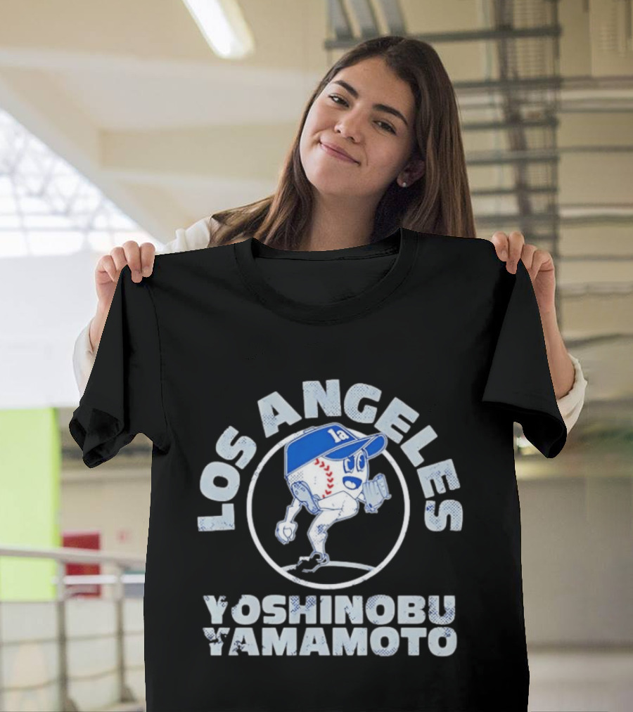 Los Angeles Dodgers Yoshinobu Yamamoto MLB Baseball Buddies T-Shirt