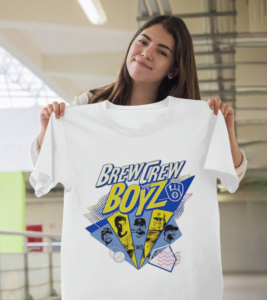 Brew Crew Boyz 2026 Brewers Night Baseball Icons Celebration T-Shirt