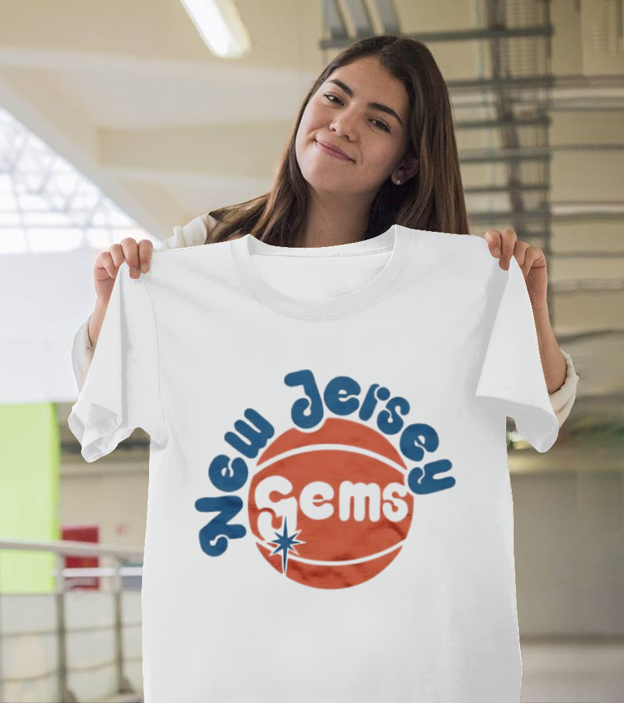 New Jersey Gems Basketball Vintage WPBL T-Shirt