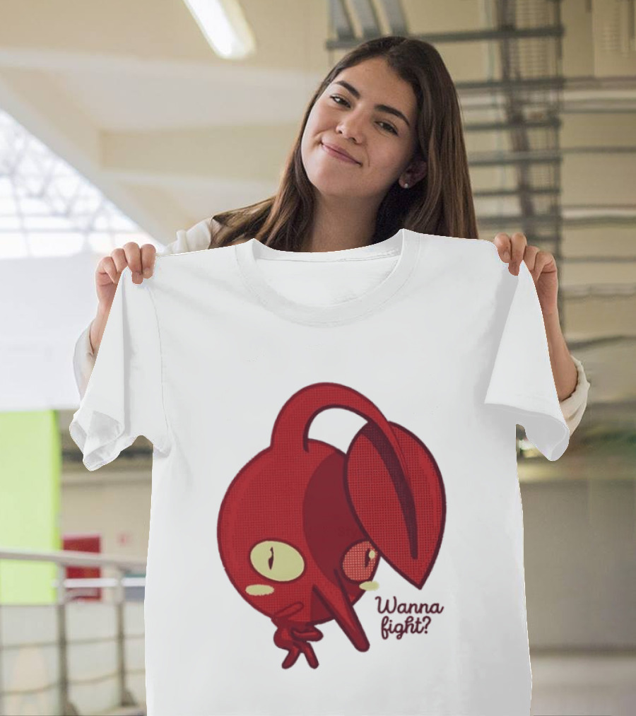 Red Pikmin Wanna Fight Video Game T-Shirt