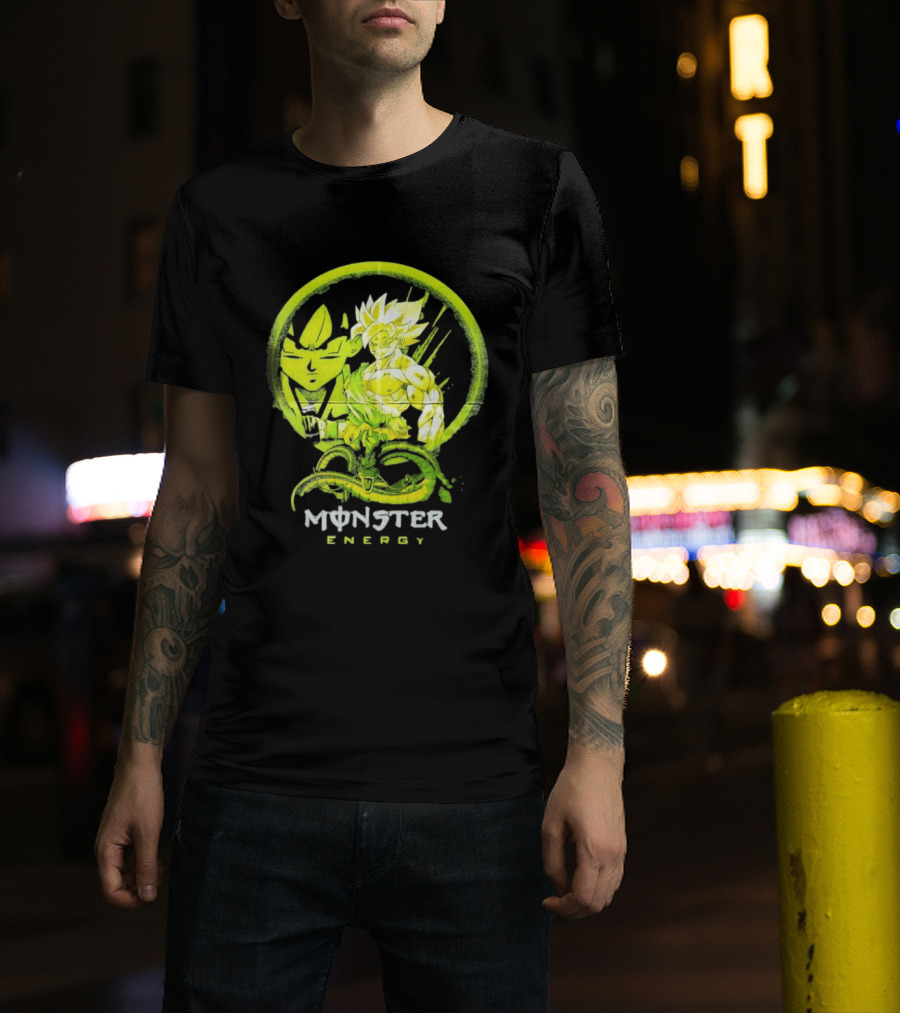 Songoku Dragon Ball Monster Energy Shenron Fusion T-Shirt