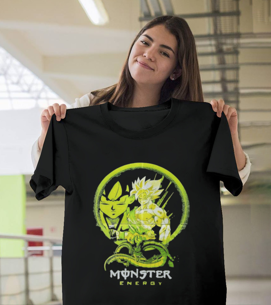 Songoku Dragon Ball Monster Energy Shenron Fusion T-Shirt
