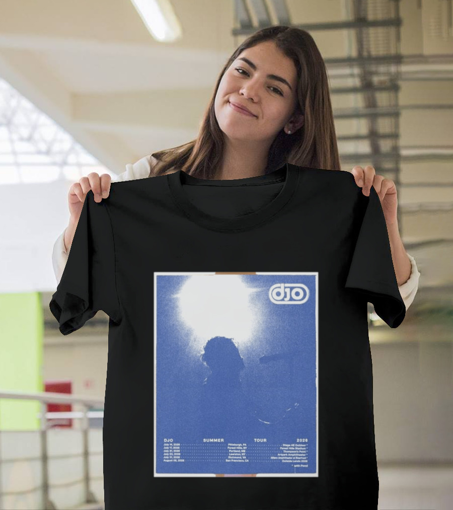 Djo Summer Tour 2026 Pittsburgh New York New Haven Louisville Milwaukee San Francisco T-Shirt