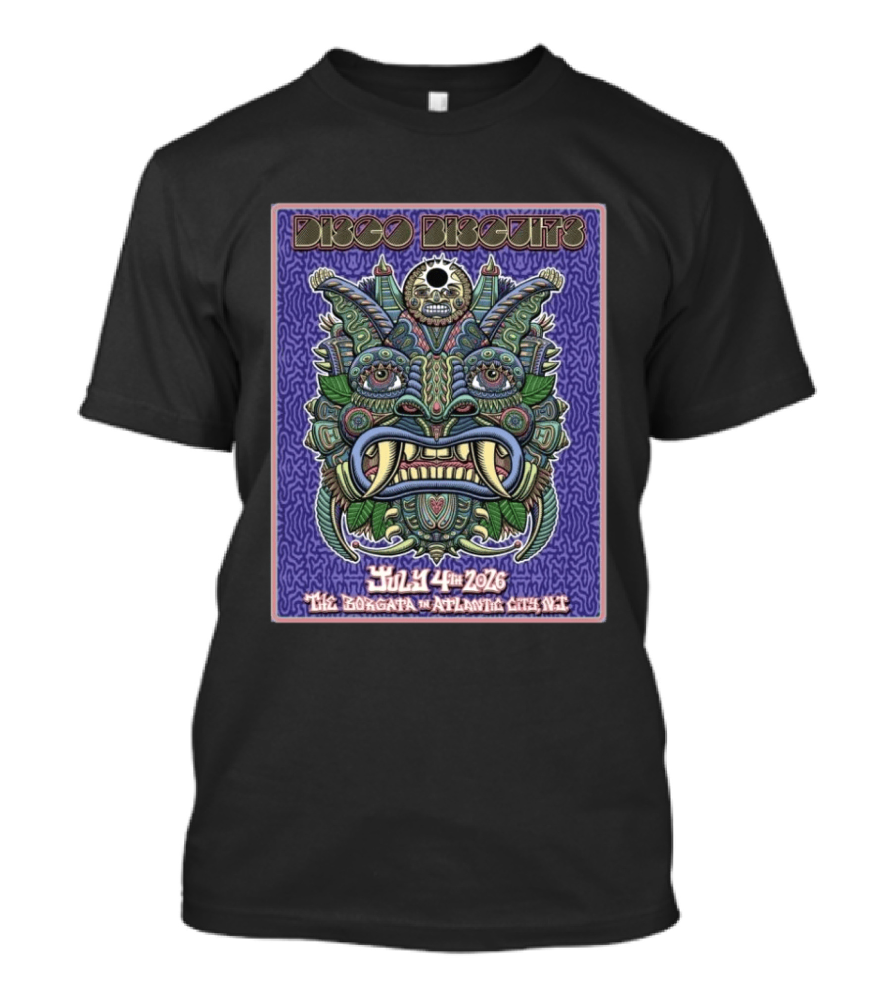 Disco Biscuits July 4th 2026 The Borgata Atlantic City New Jersey T-Shirt