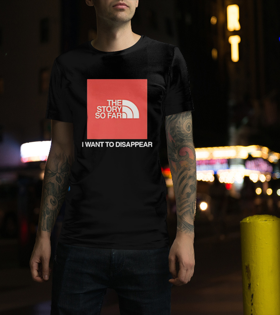 The Story So Far I Want To Disappear Red And White T-Shirt