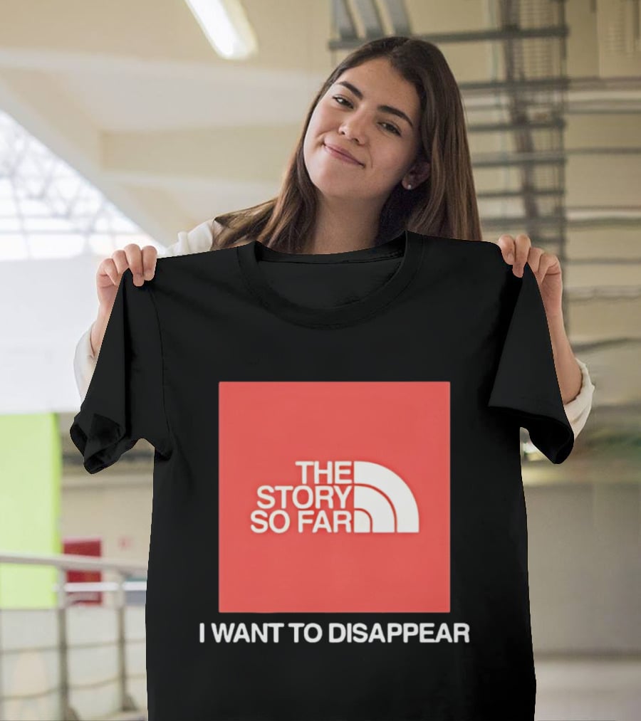 The Story So Far I Want To Disappear Red And White T-Shirt