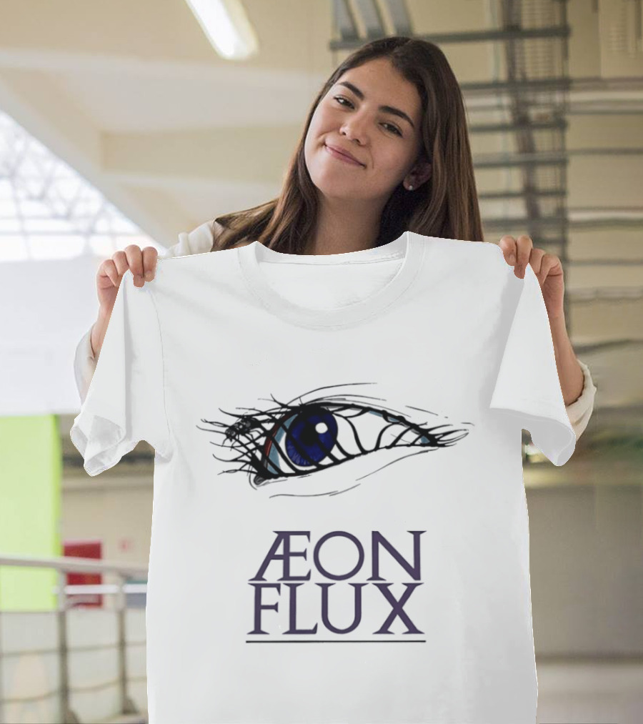 Aeon Flux Eye Key Bioworld Blue Eye T-Shirt