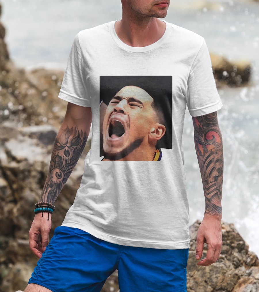 Phoenix Suns Devin Booker Big Face Basketball T-Shirt