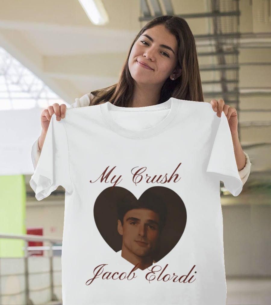 My Crush Jacob Elordi Heart T-Shirt