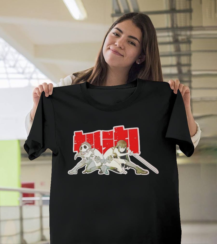 Makoto Kurokawa Twin Star Exorcists Anime Characters Katana Sword And Mask T-Shirt