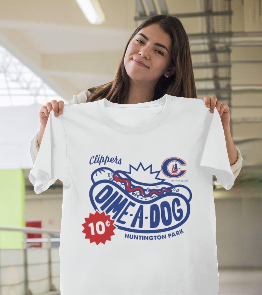 Clippers Dime A Dog 10¢ Huntington Park T-Shirt