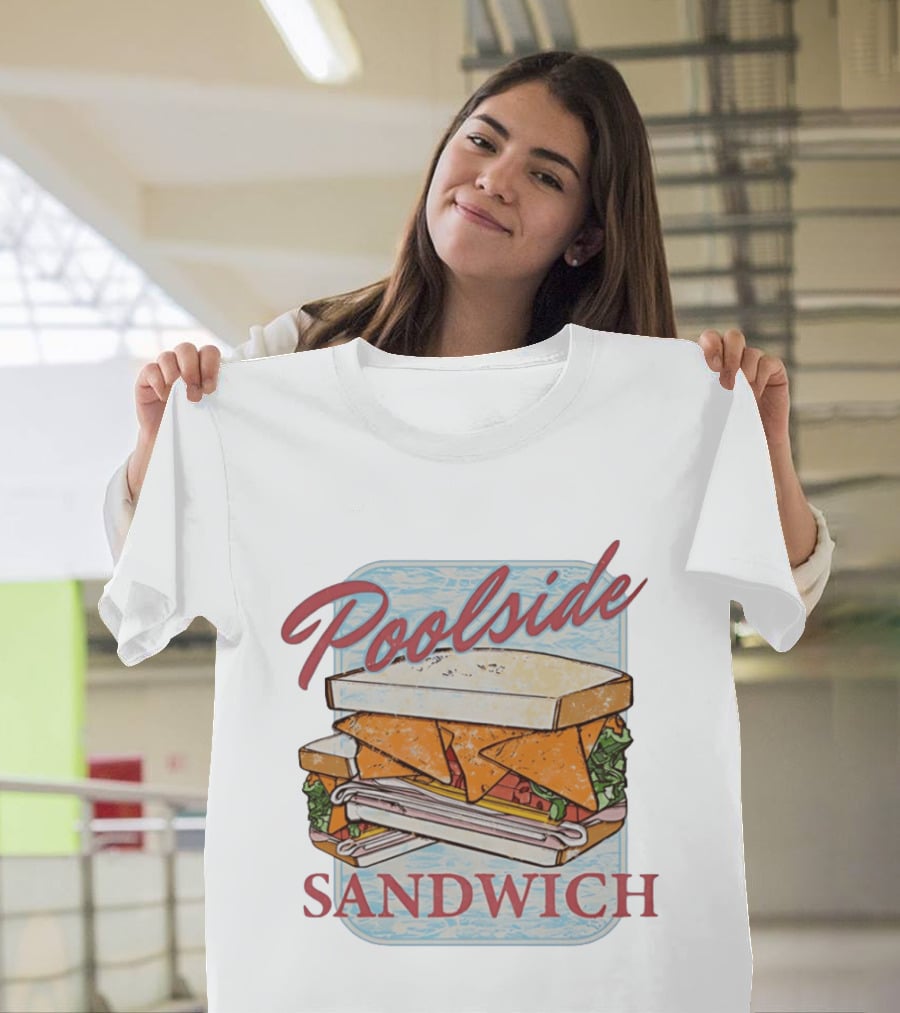 Poolside Sandwich Retro Summer Vibes T-Shirt