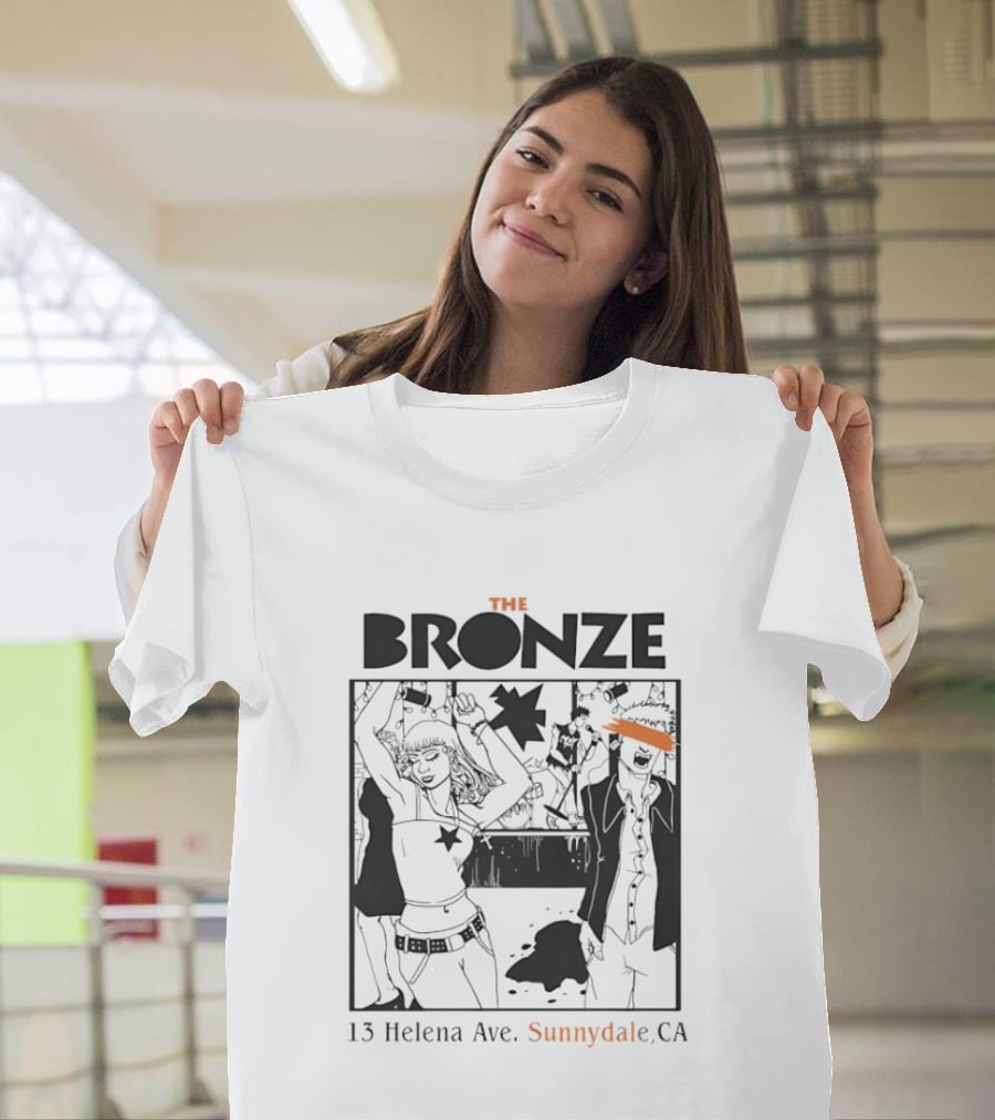 The Bronze 13 Helena Ave Sunnydale CA Party Scene T-Shirt