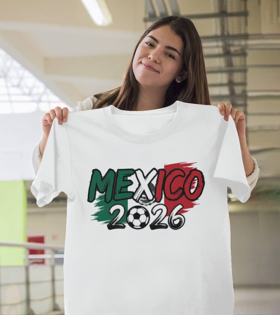Mexico 2026 Soccer Fan Celebration National Team T-Shirt
