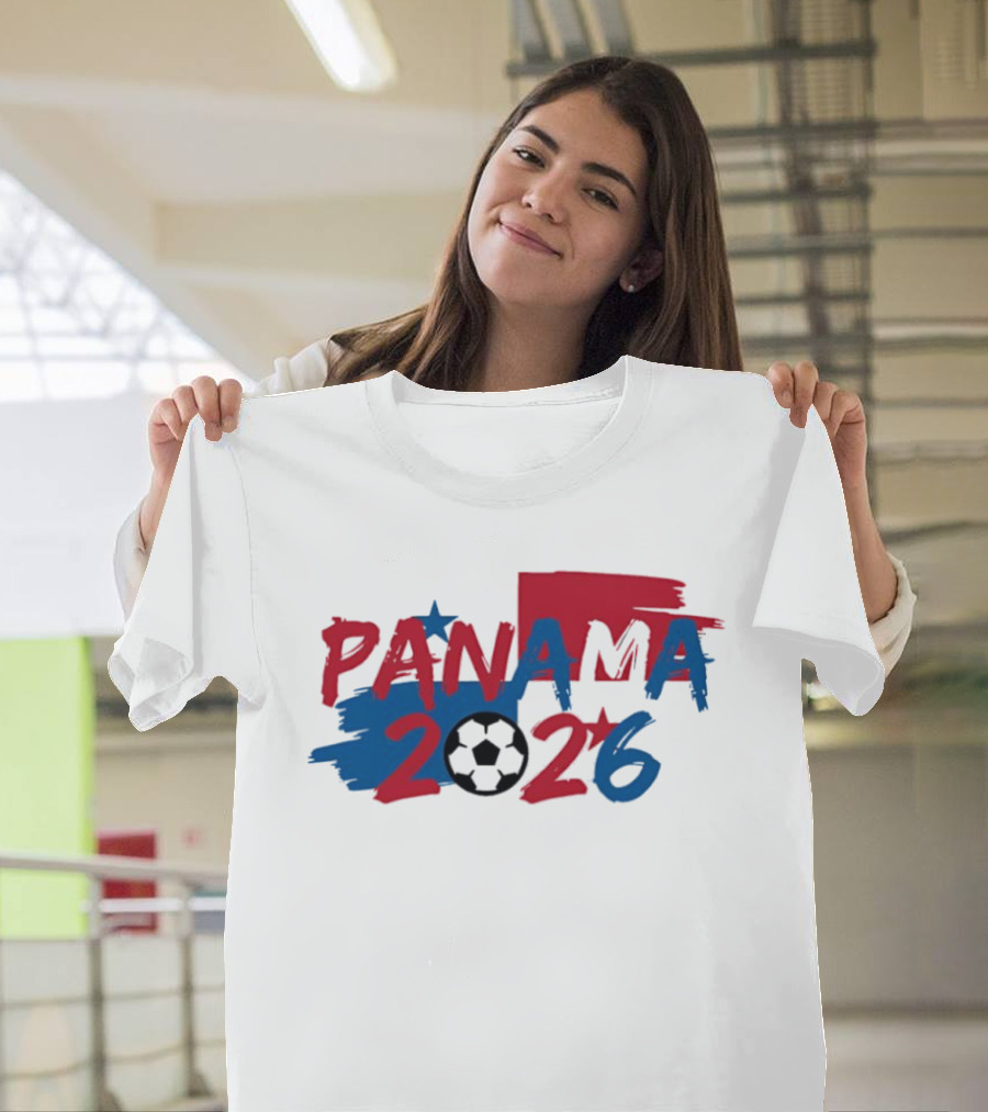 Panama 2026 Soccer Team World Cup Soccer Ball T-Shirt