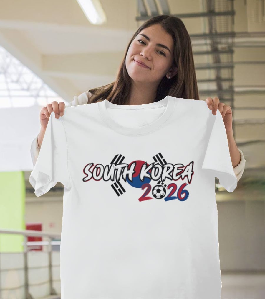 South Korea 2026 World Cup Soccer Team Fan T-Shirt