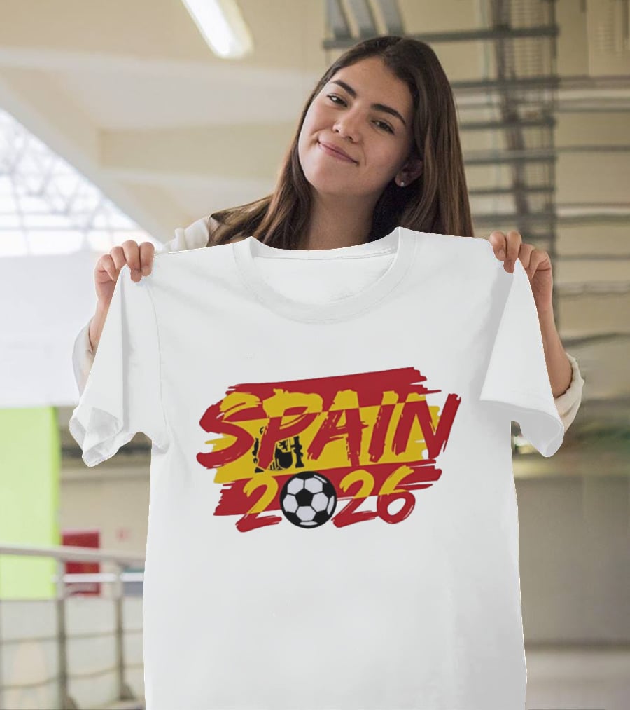Spain 2026 World Cup Soccer Football Team T-Shirt