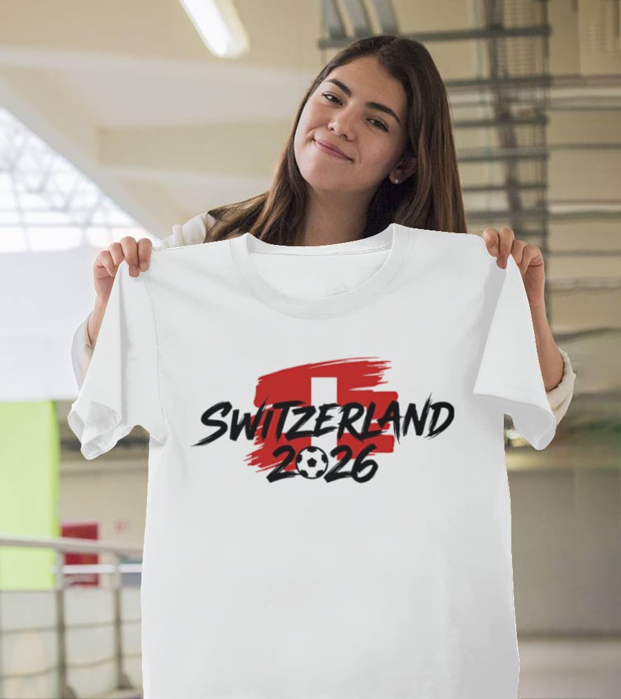 Switzerland 2026 Football World Cup Team Soccer T-Shirt