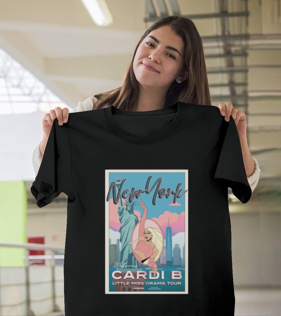 New York Cardi B Little Miss Drama Tour 2026 Madison Square Garden March 26 2026 T-Shirt