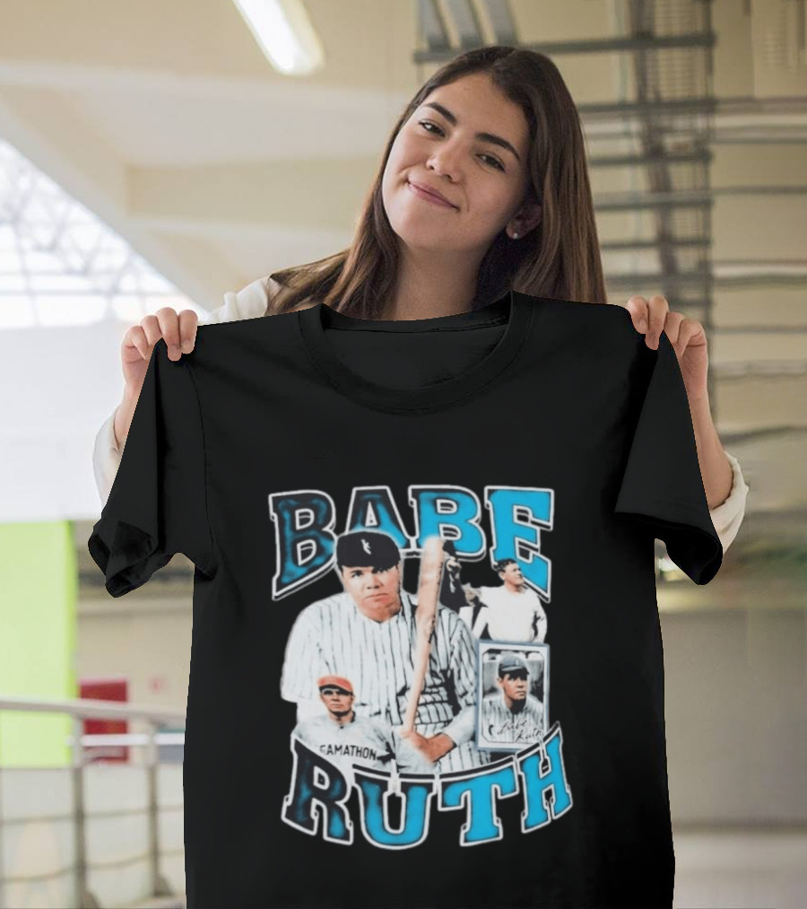 Babe Ruth New York Yankees Iconic Baseball Legend T-Shirt
