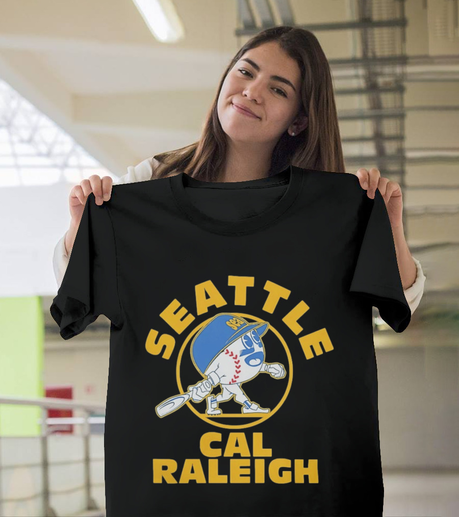 Seattle Mariners Cal Raleigh Baseball T-Shirt