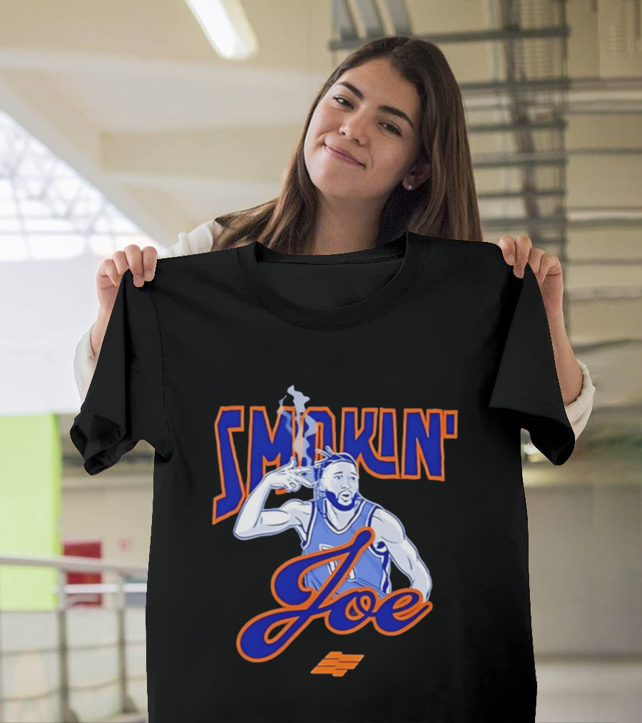 Smokin' Joe Basketball Iconic Athlete Smoke Gesture T-Shirt