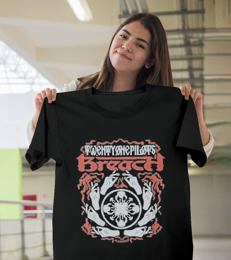Twenty One Pilots Breach Hands Flame T-Shirt