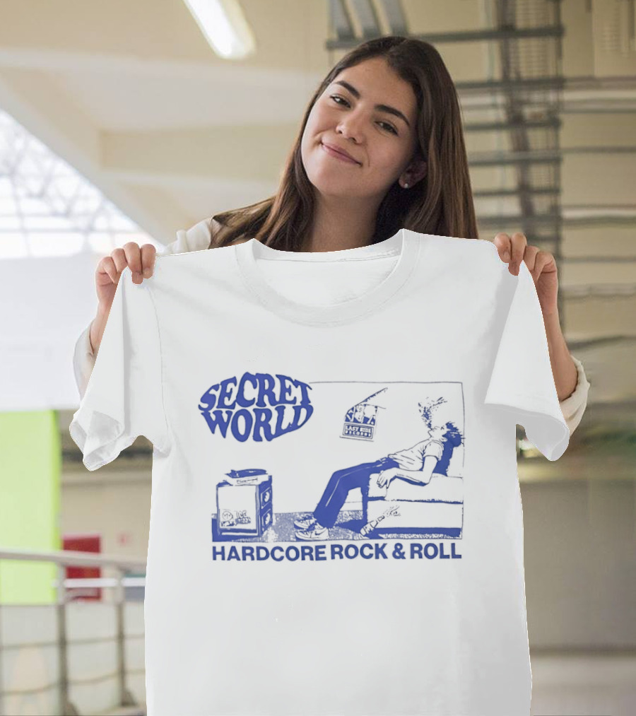 Secret World Hardcore Rock & Roll Tour 2026 Dallas Texas Drain Headline Is Your Friend T-Shirt