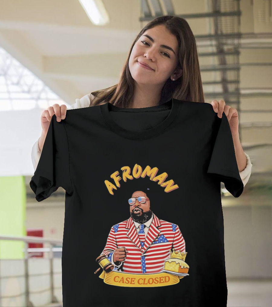 Afroman Case Closed Patriotic Suit Lemon Pound Cake Free Speech T-Shirt