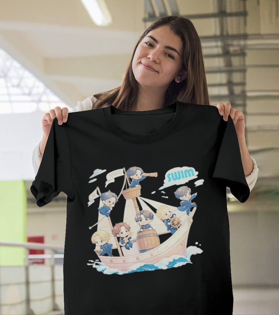 BTS Arirang World Tour Swim Track Sailboat Adventure T-Shirt