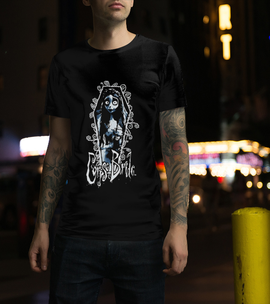 Corpse Bride Tim Burton Gothic Romantic Animated Movie T-Shirt
