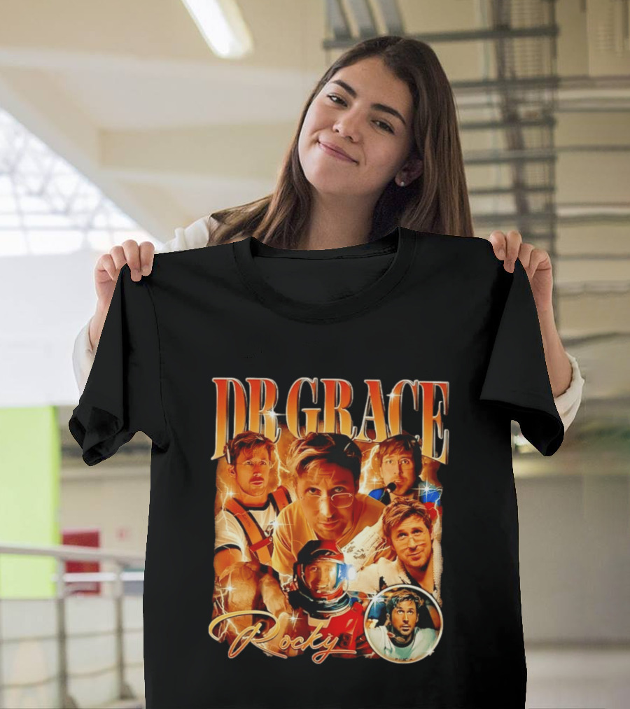 Dr Grace Rocky Ryan Gosling Space Adventure T-Shirt
