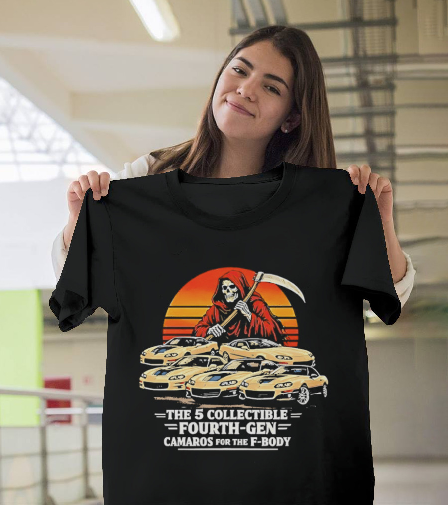 Grim Reaper The 5 Collectible Fourth Gen Camaros For The F Body T-Shirt