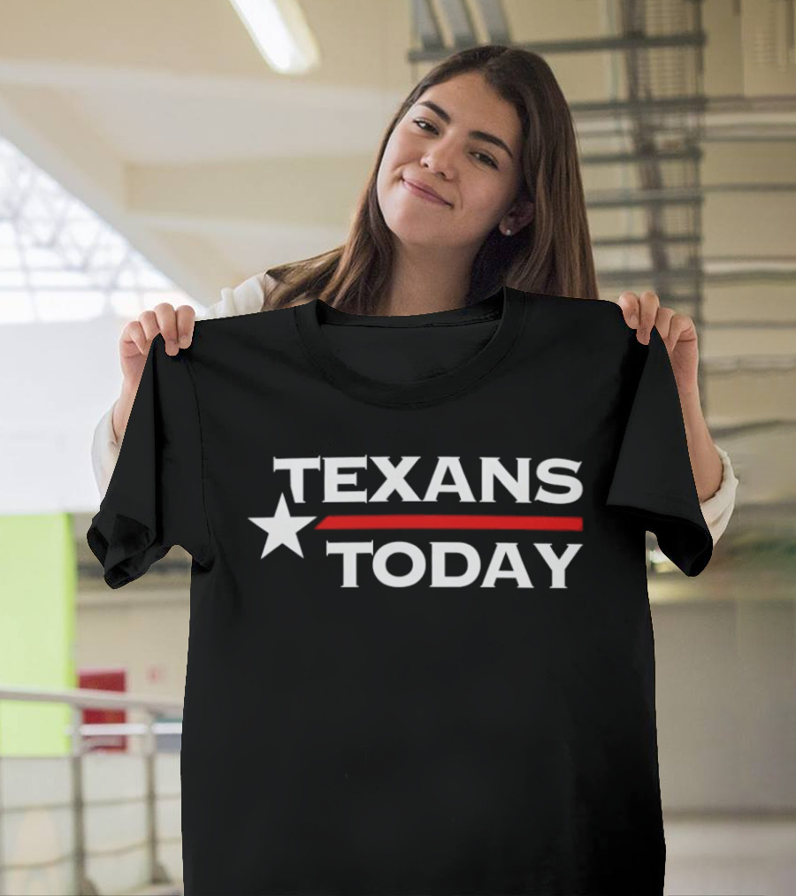 Texans Today Star Red Line T-Shirt