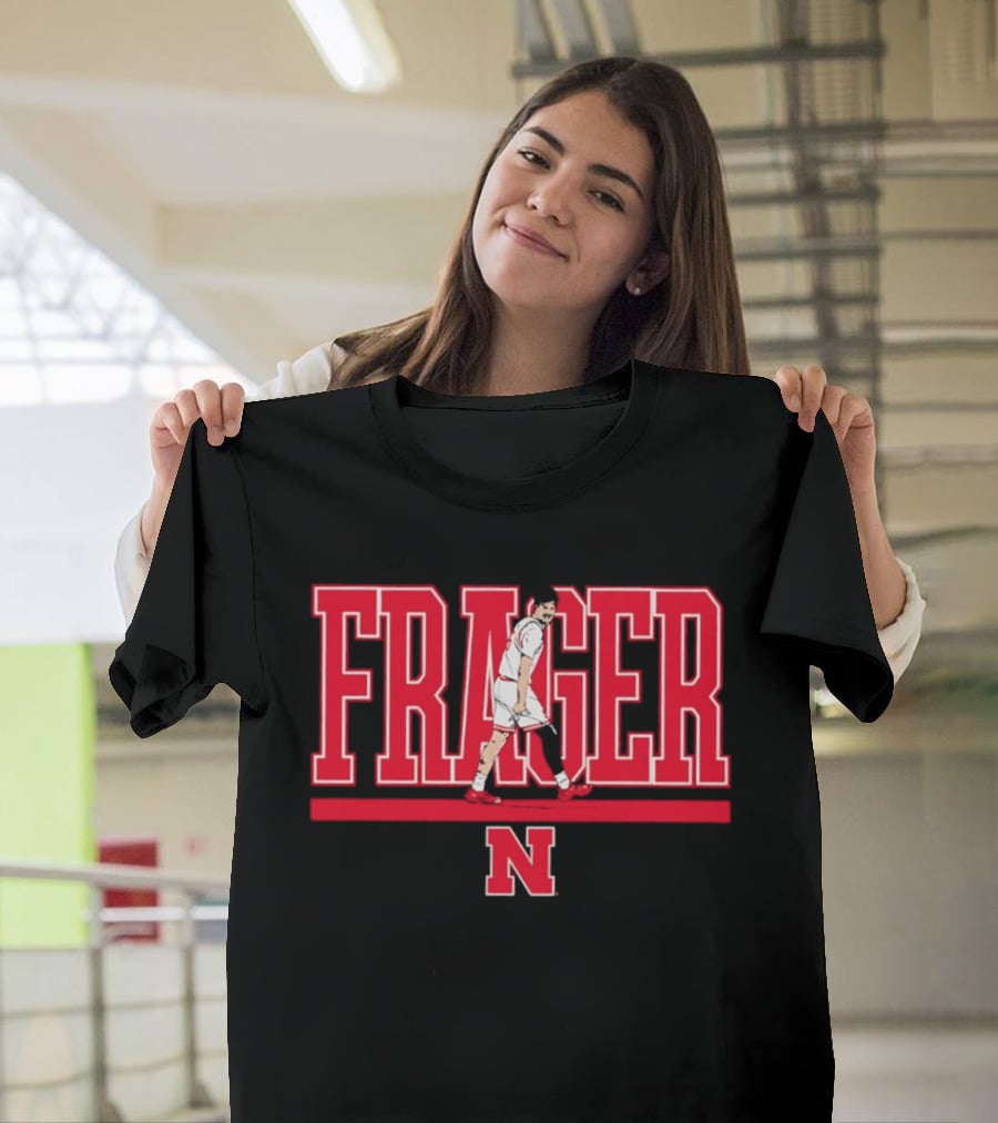 Frager Nebraska Cornhuskers N Logo Rollie Fraser T-Shirt