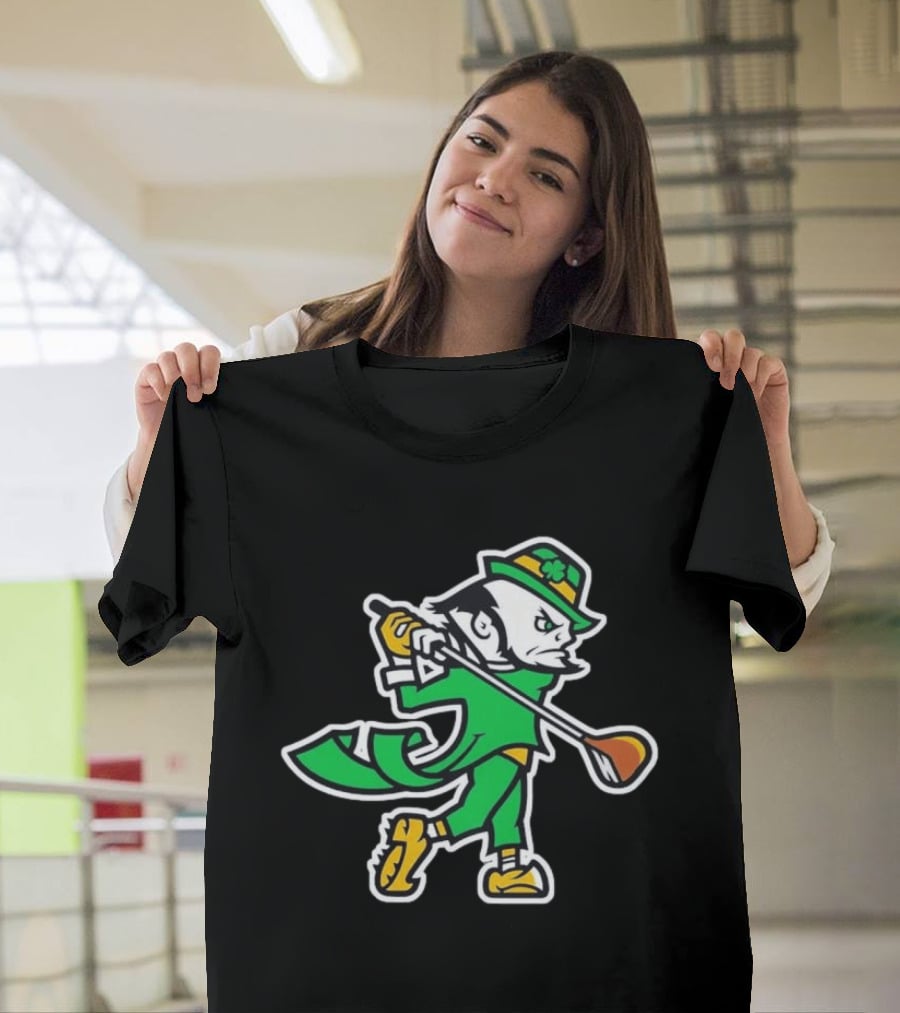 Notre Dame Fighting Irish Golf Leprechaun 2026 T-Shirt