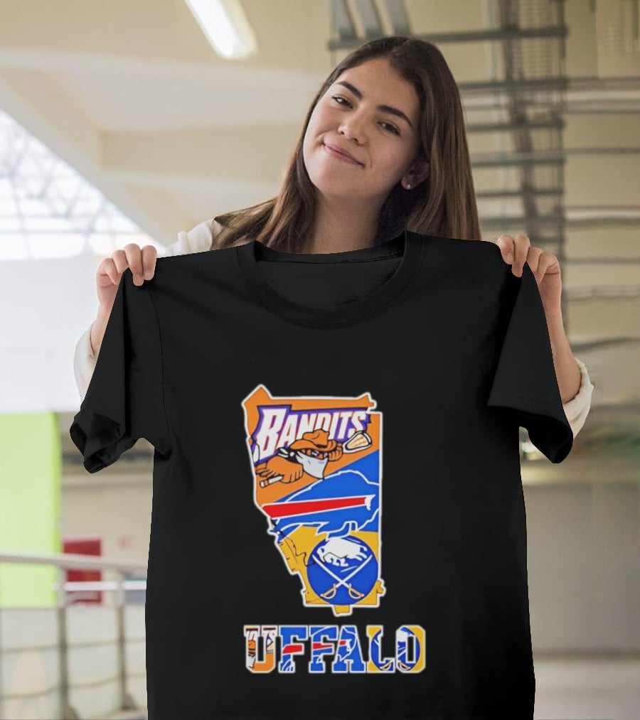 Buffalo Bandits Bills Sabres Sports Teams State T-Shirt