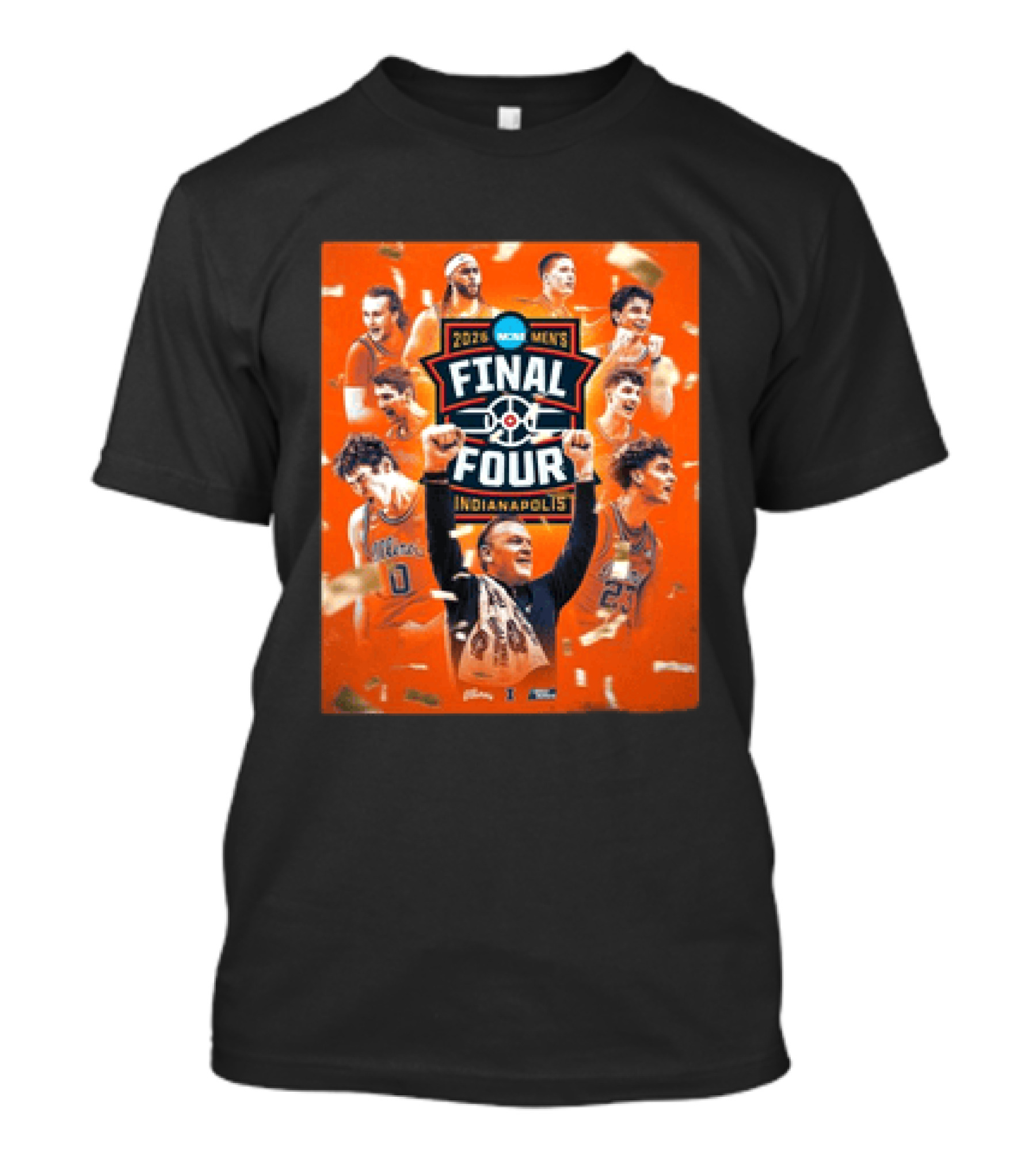 Illinois Fighting Illini 2026 Final Four Indianapolis Celebration T-Shirt