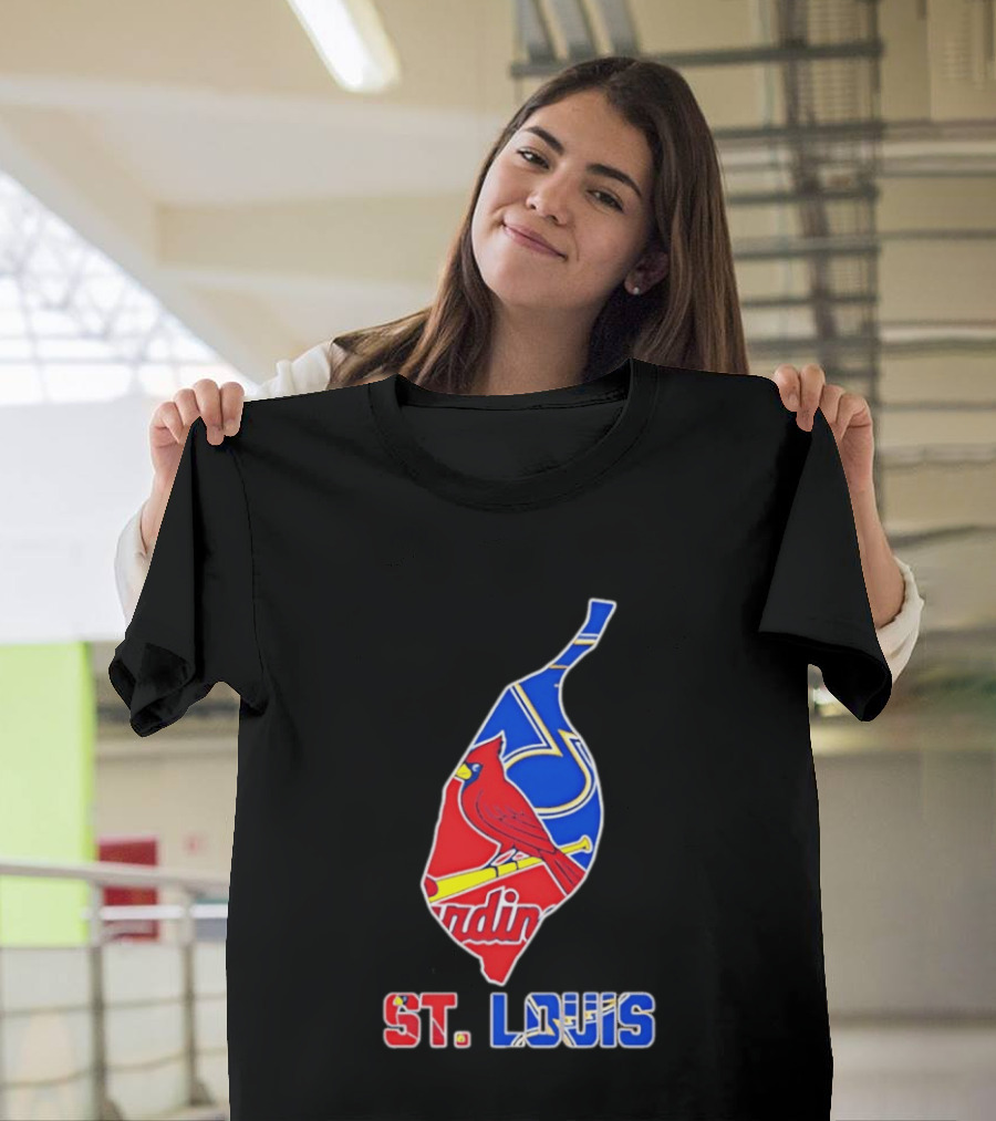 St. Louis Cardinals And Blues Team Spirit T-Shirt