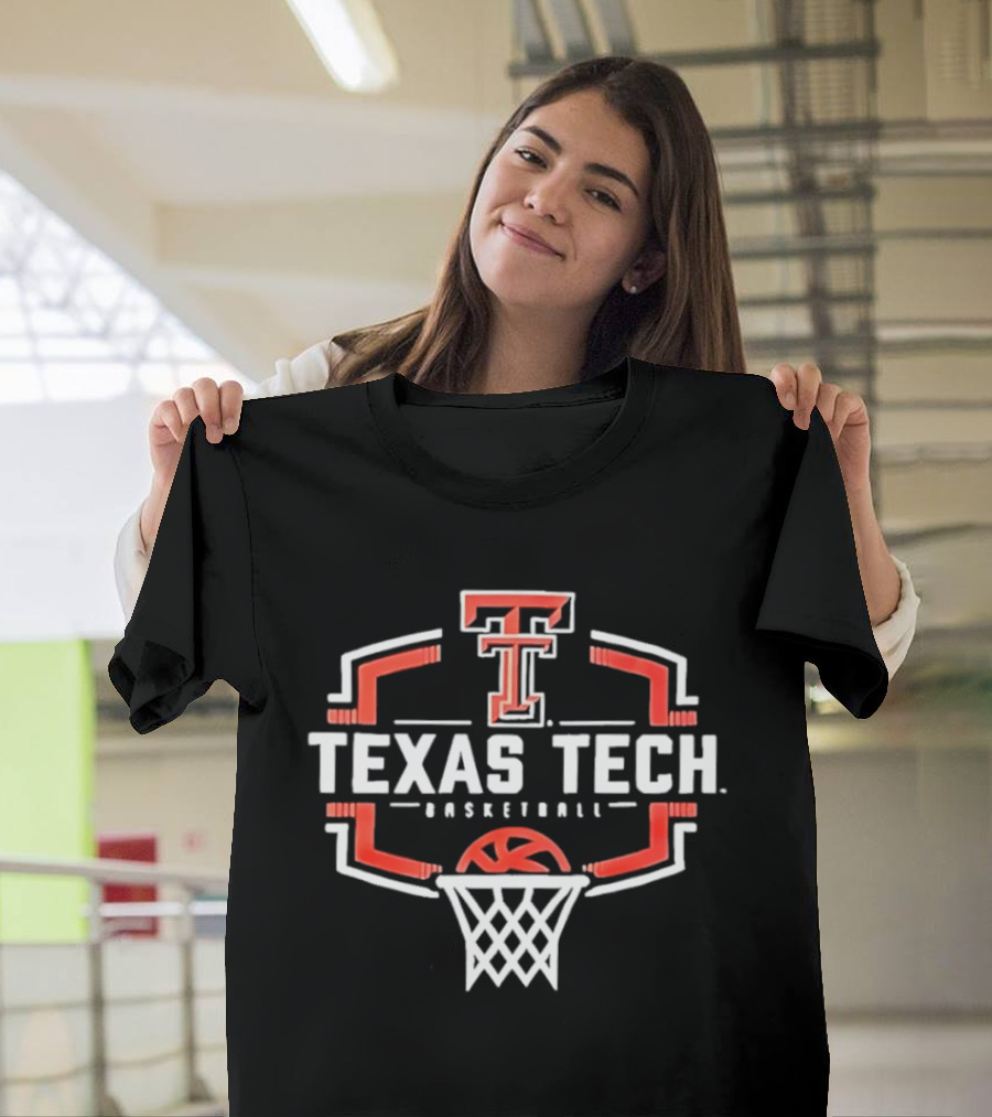 Texas Tech Red Raiders Basketball Hoop Buzzer Beater T-Shirt