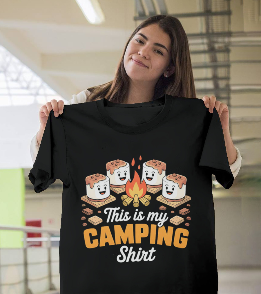 This Is My Camping Campfire Marshmallows T-Shirt