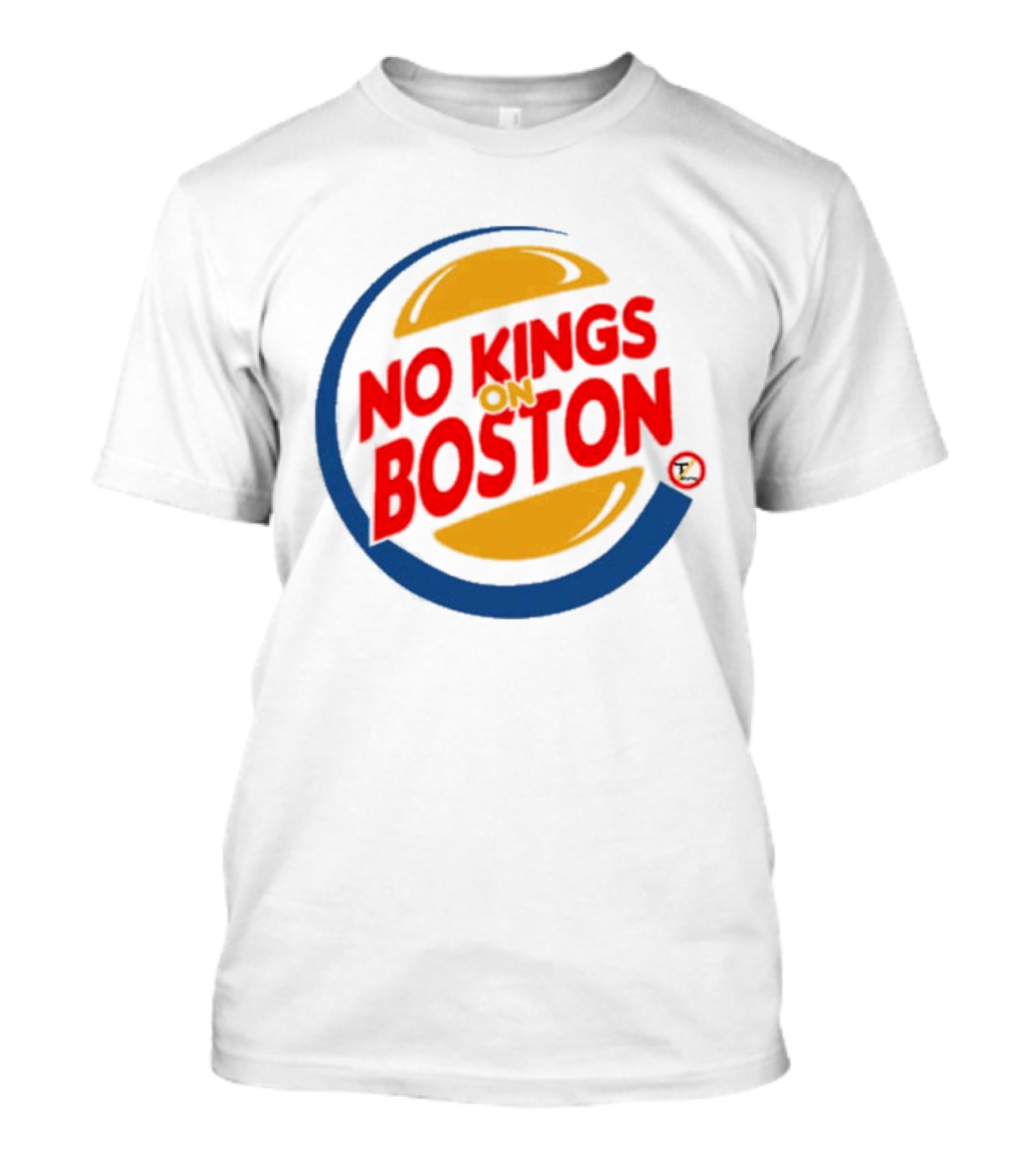 No Kings On Boston Rally Saturn Burger T-Shirt