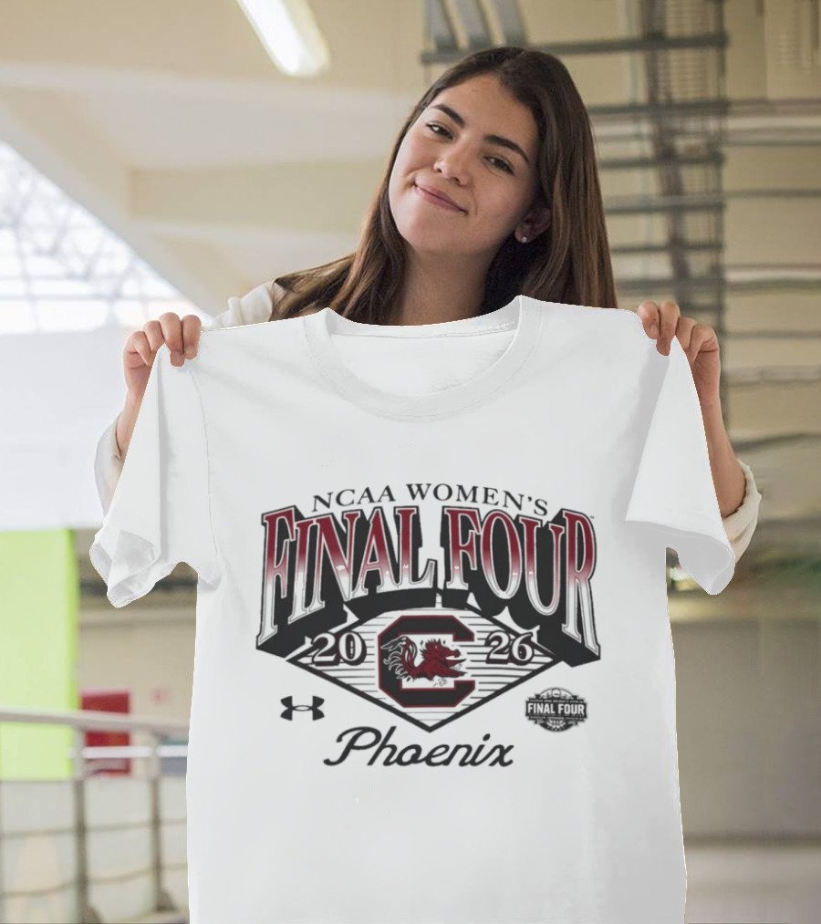 Under Armour South Carolina Gamecocks NCAA Women's Basketball Final Four 2026 Phoenix T-Shirt