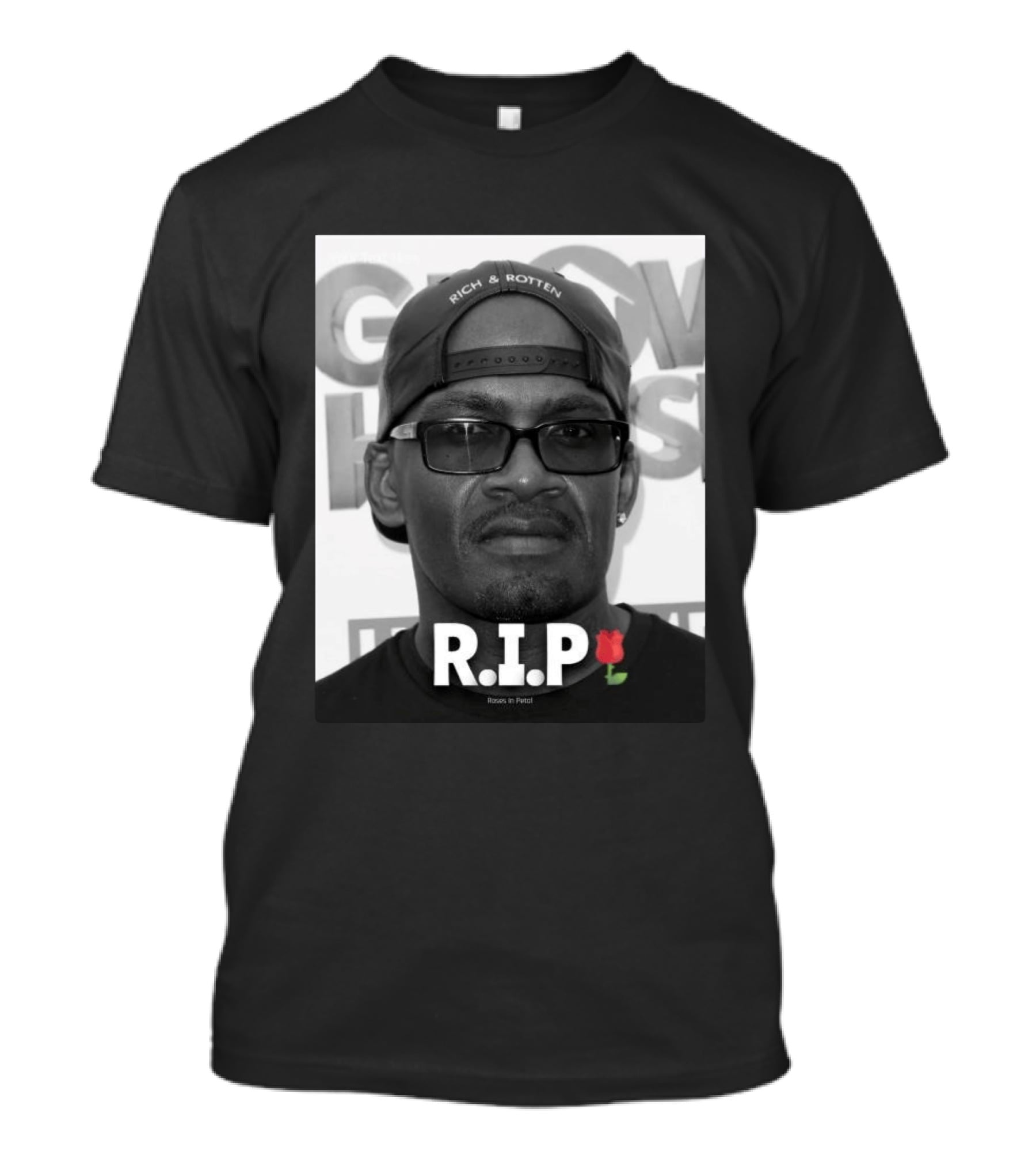 RIP Rich & Rotten Roses In PetalGrove Street Shawn Fonteno T-Shirt