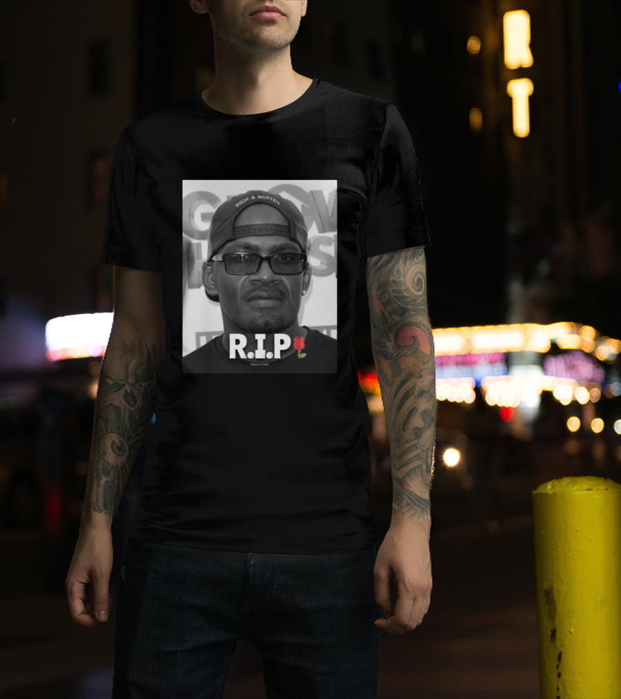 RIP Rich & Rotten Roses In PetalGrove Street Shawn Fonteno T-Shirt