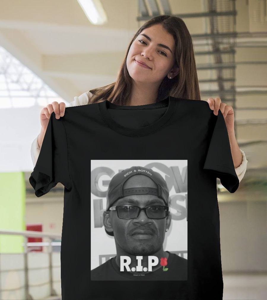 RIP Rich & Rotten Roses In PetalGrove Street Shawn Fonteno T-Shirt