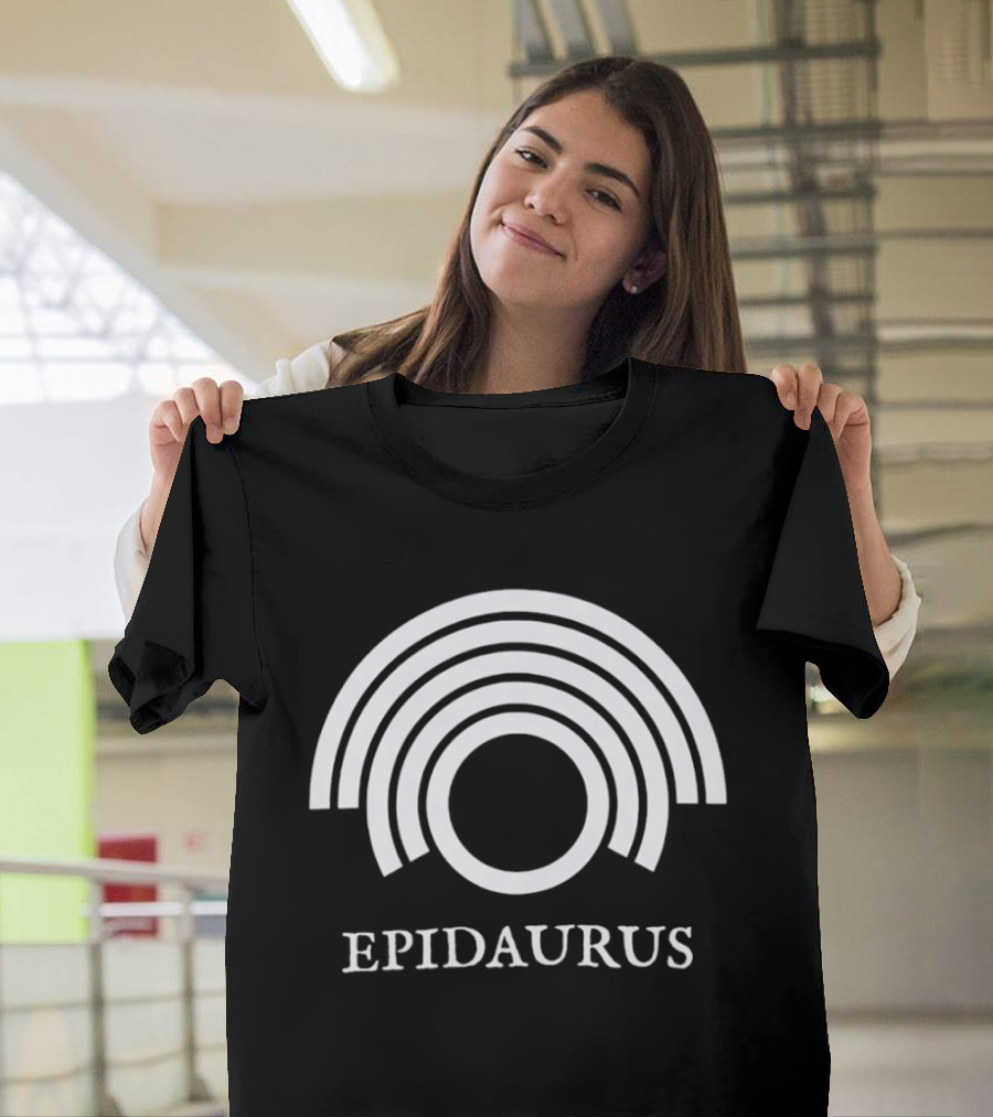 Epidaurus Ancient Greek Theatre Symbol Arches Heritage T-Shirt