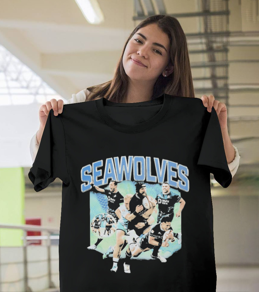 Seawolves Rugby Team Action Seattle Match Highlights T-Shirt