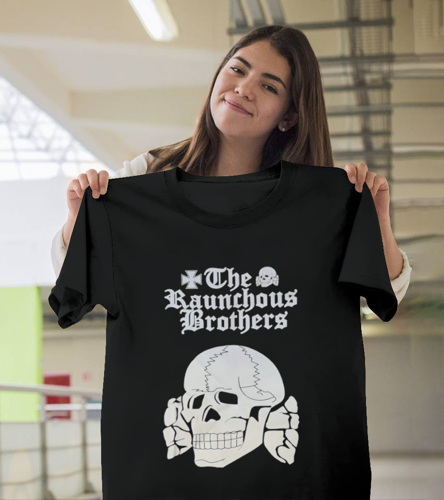 Skull The Raunchous Brothers Vintage Gothic T-Shirt