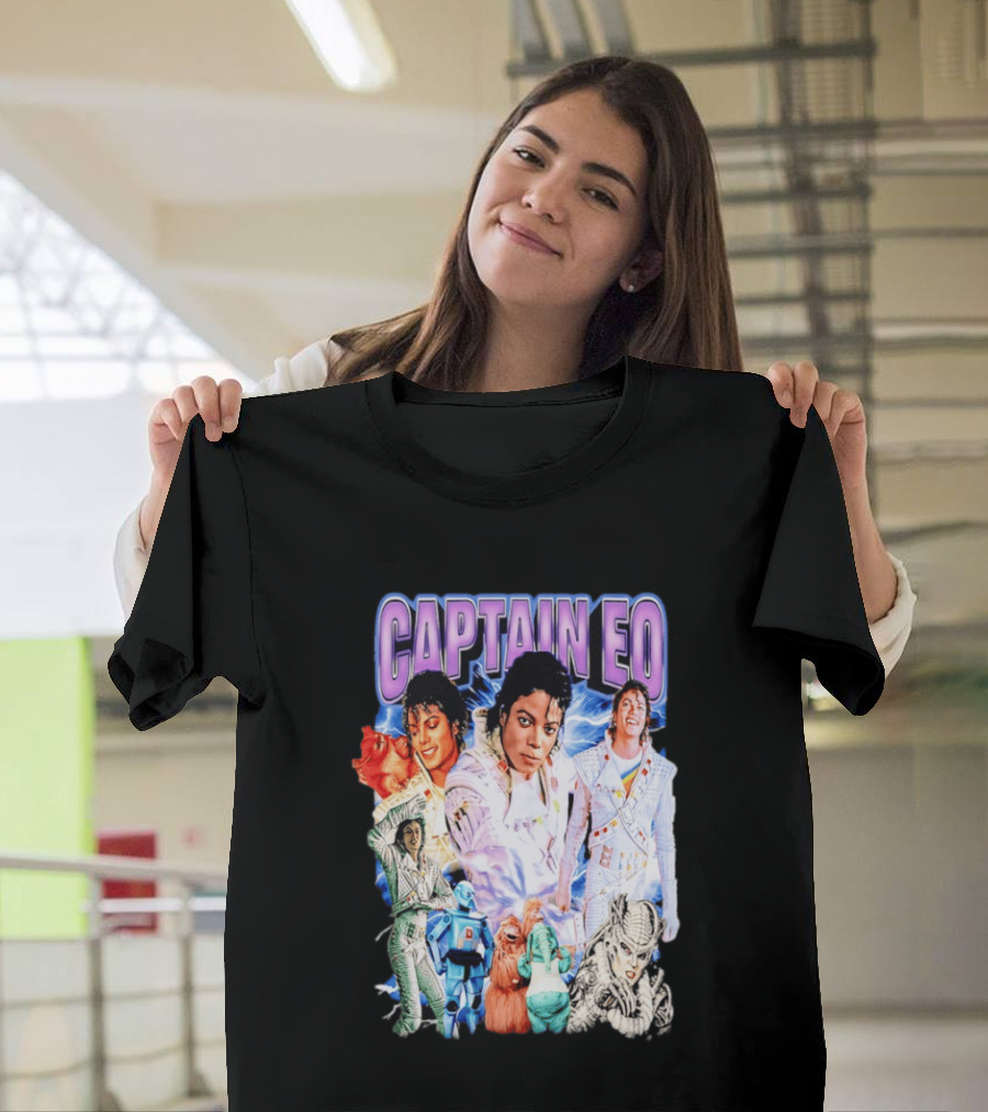 Captain EO Michael Jackson Sci Fi Adventure Cast Characters T-Shirt